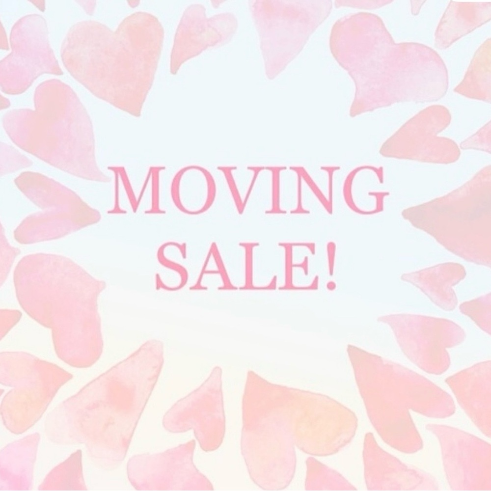 Moving sale !